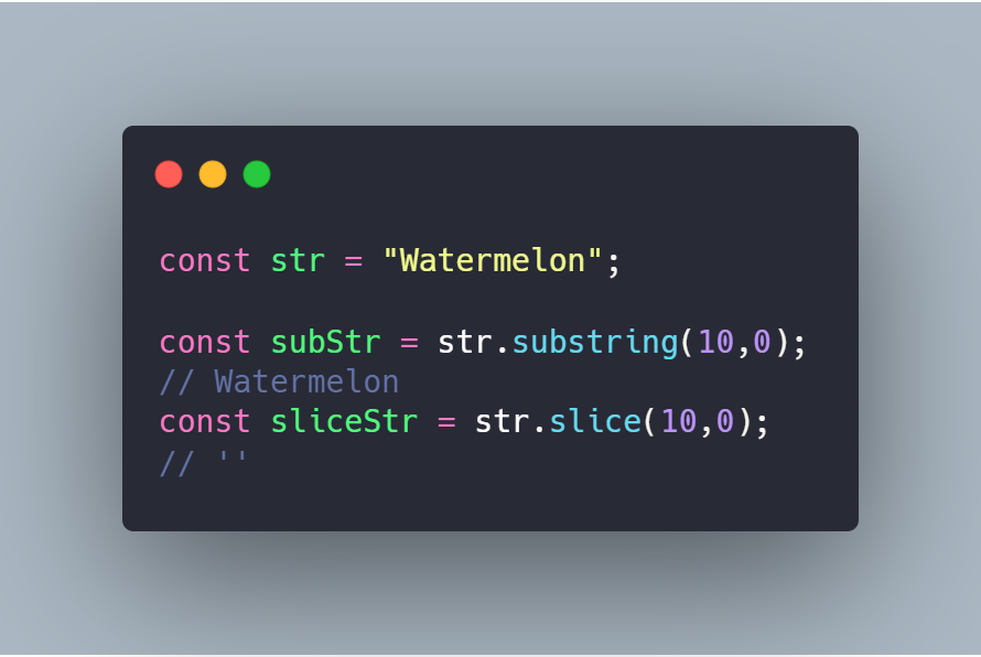 5 Métodos para manipular strings em JavaScript - Diferença Substring e Slice