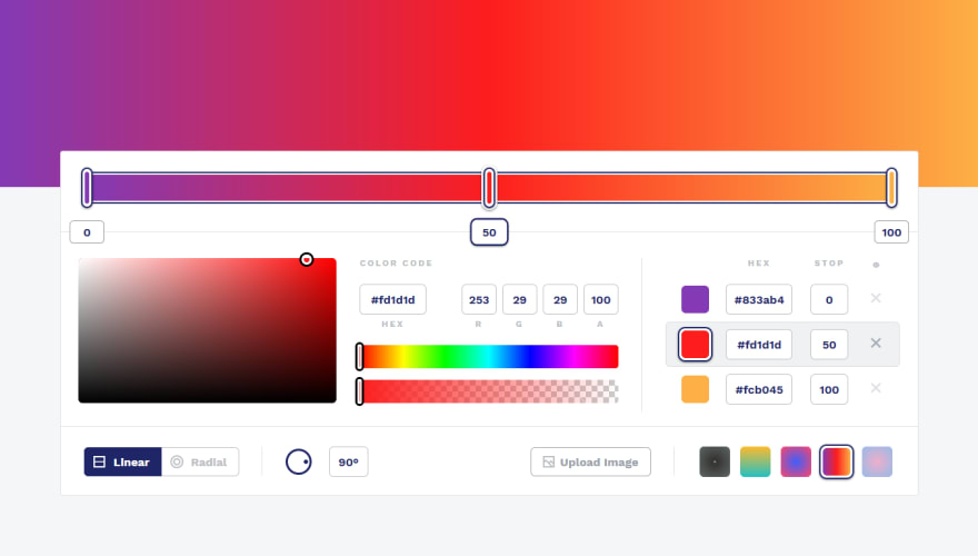 5 Sites para te ajudar no CSS - CSS Gradient